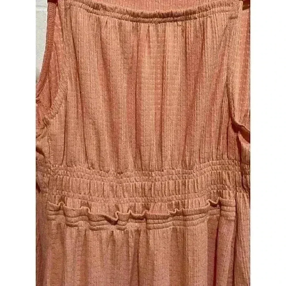 Free People Women's Beach Bound Tank Top XS  Orange Pink Sand Boho Feminine Sexy - Picture 7 of 10